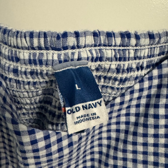 Large Blue Plaid Mini Dress Old Navy - Picture 2 of 2